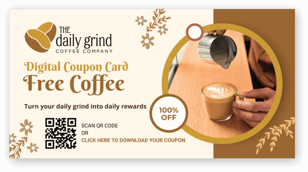 digital advertising with QR Code
